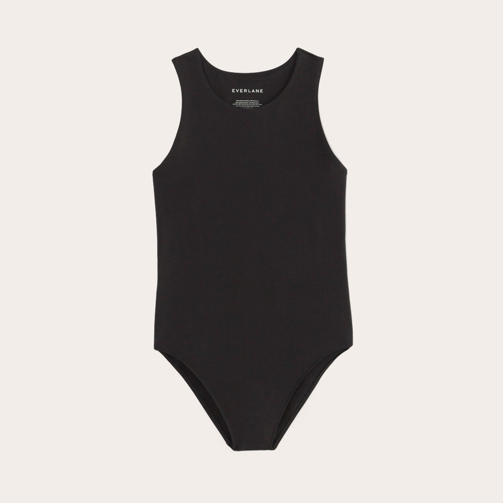 Everlane Women's Cutaway Tank Bodysuit in Black, Size Small
